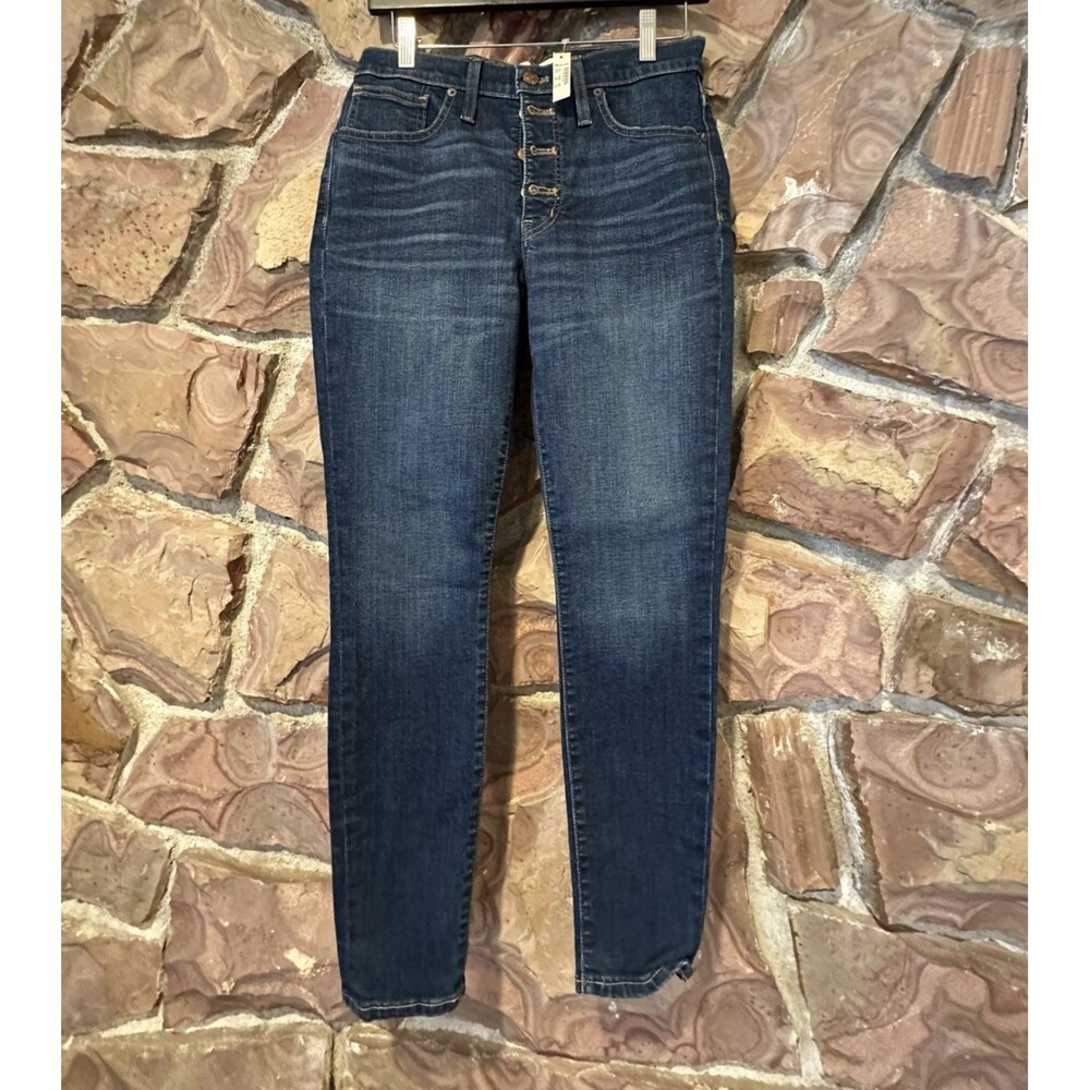 Madewell Women's Skinny Jeans in Dark Indigo Wash